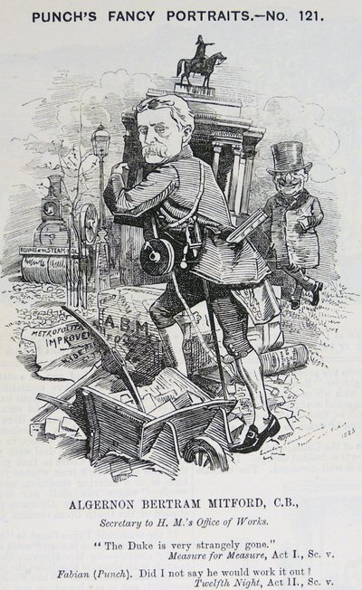 Algermon Bertram Mitford by Edward Linley Sambourne